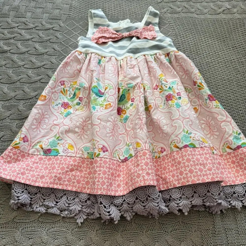 Counting Daisies Apron Dress ~ 5